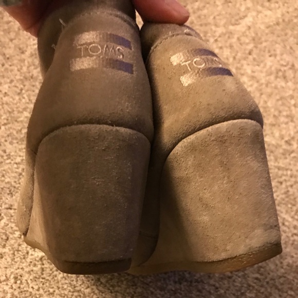 Toms wedge suede boots - Picture 6 of 10